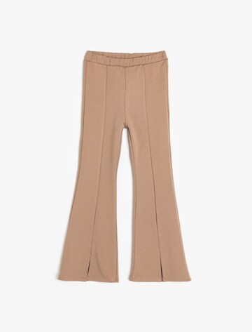 Koton Flared Leggings in Beige: front