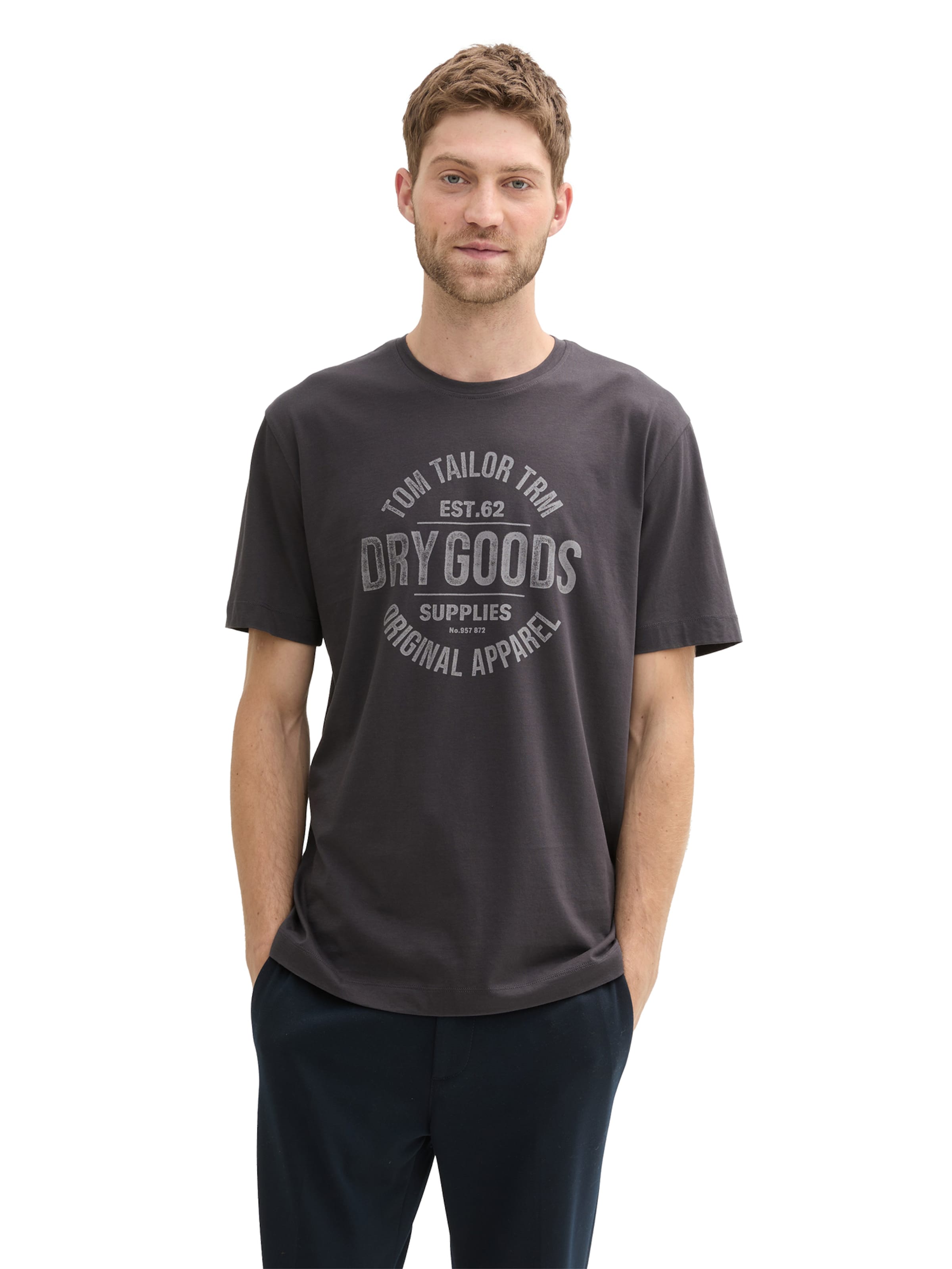 TOM TAILOR - Camiseta en gris: frente