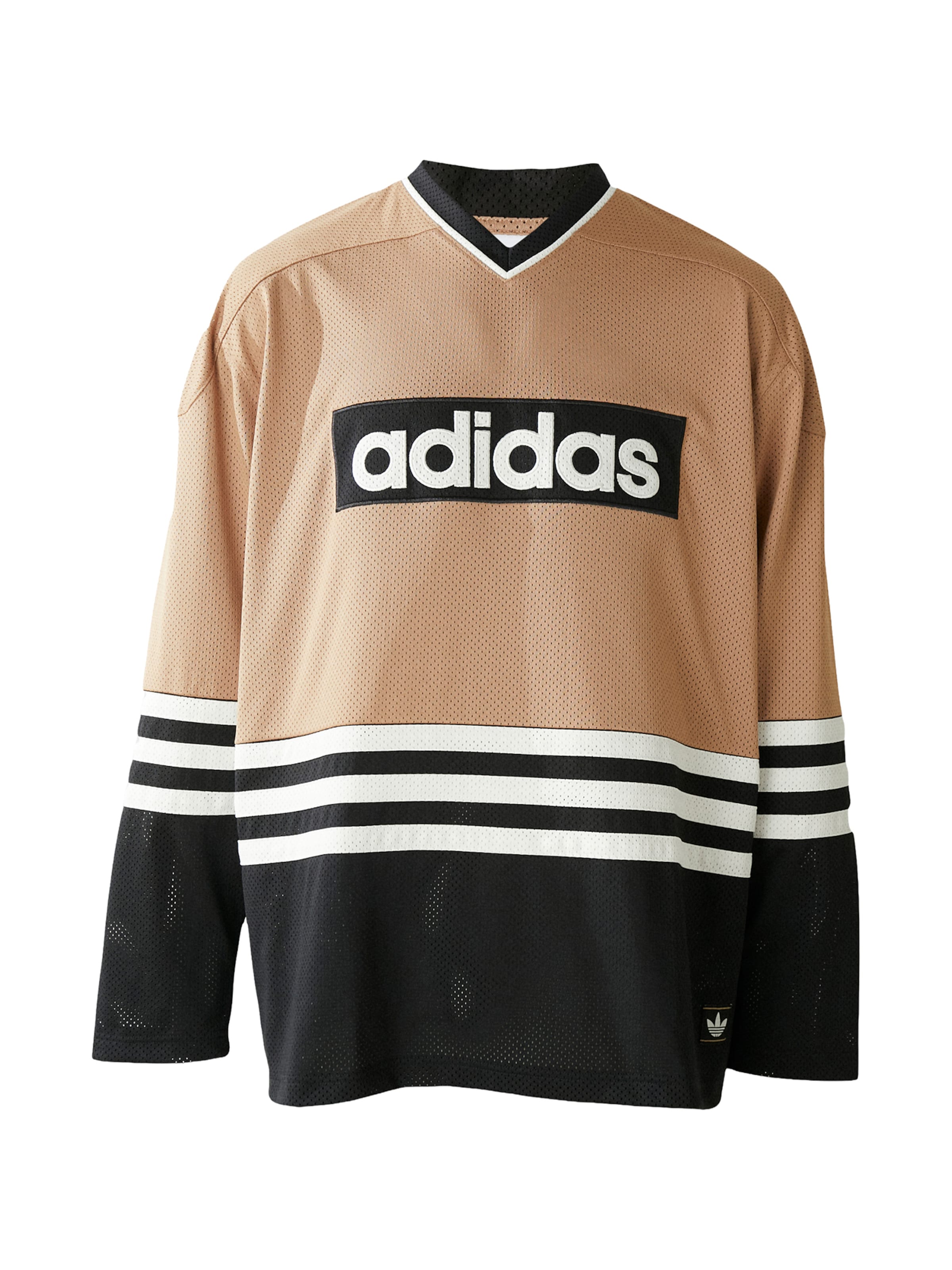 ADIDAS ORIGINALS Μπλουζάκι 'HCKY' σε καφέ: μπροστά