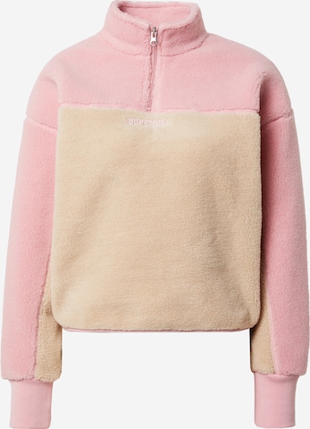 Superdry Sweater in Pink: front