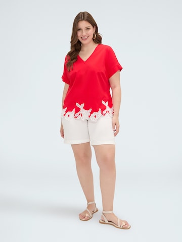 Fiorella Rubino - Camiseta en rojo
