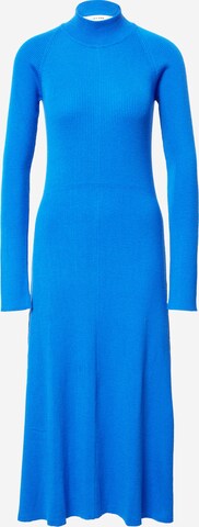 IVY OAK Плетена рокля в синьо: отпред