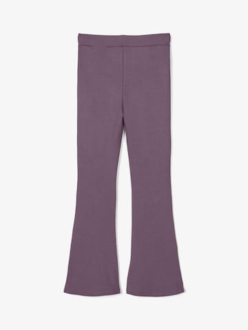 NAME IT Bootcut Nadrág 'NKFFrikkali' - lila