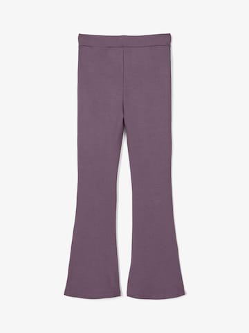 NAME IT Bootcut Broek 'Frikkali' in Lila