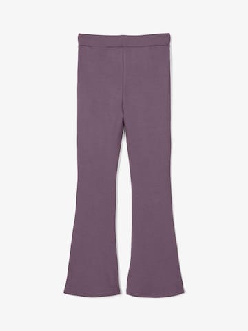NAME IT Boot cut Pants 'Frikkali' in Purple
