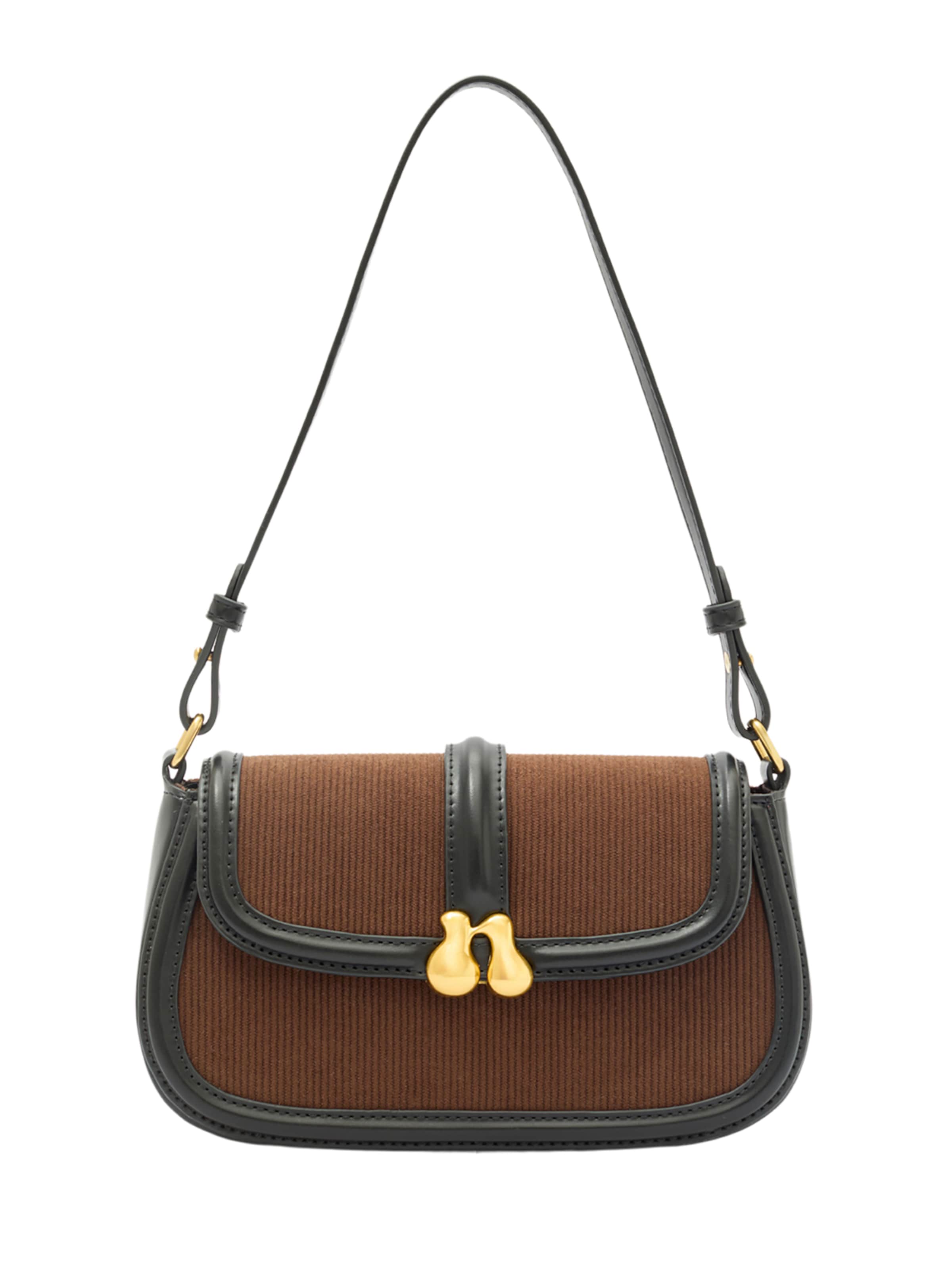 Borsa a spalla 'BOBBY' di NALì in marrone: frontale