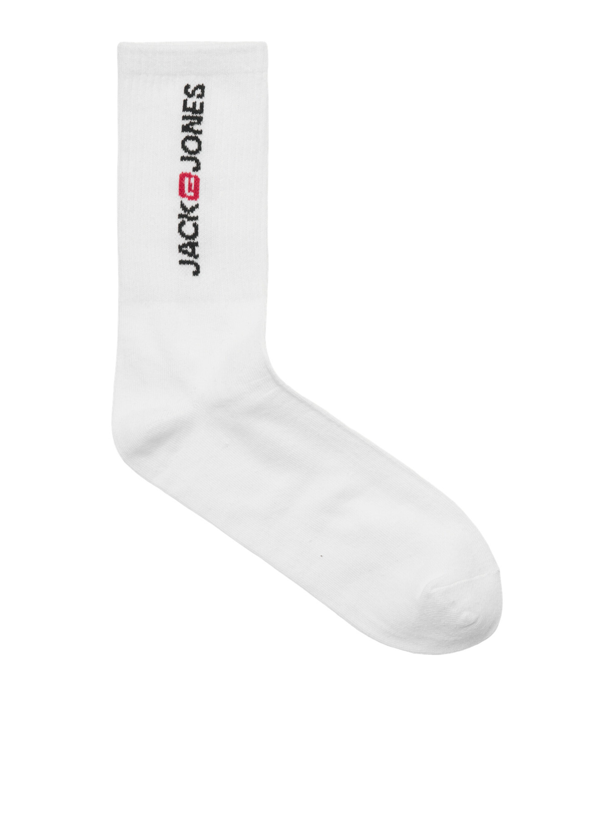 Chaussettes de sport JACK & JONES en blanc