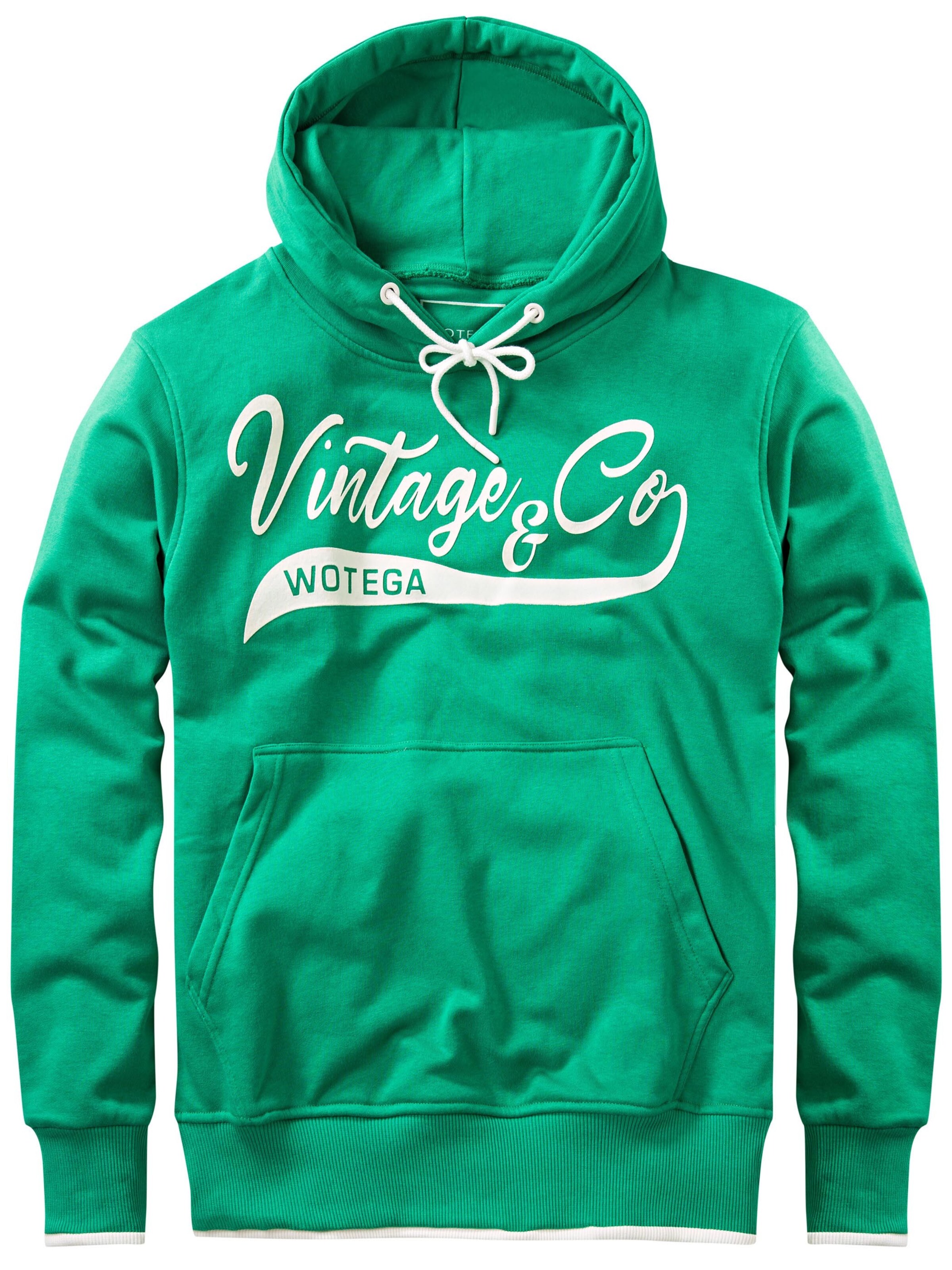 WOTEGA Sweatshirt 'WT Star' in Green