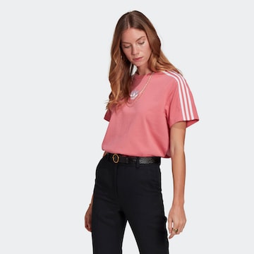 ADIDAS ORIGINALS T-shirt 'Adicolor' i rosa: framsida