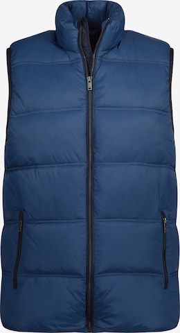 JP1880 Bodywarmer in Blauw: voorkant