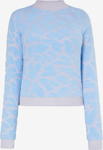 swirly Sweater in Blue: front