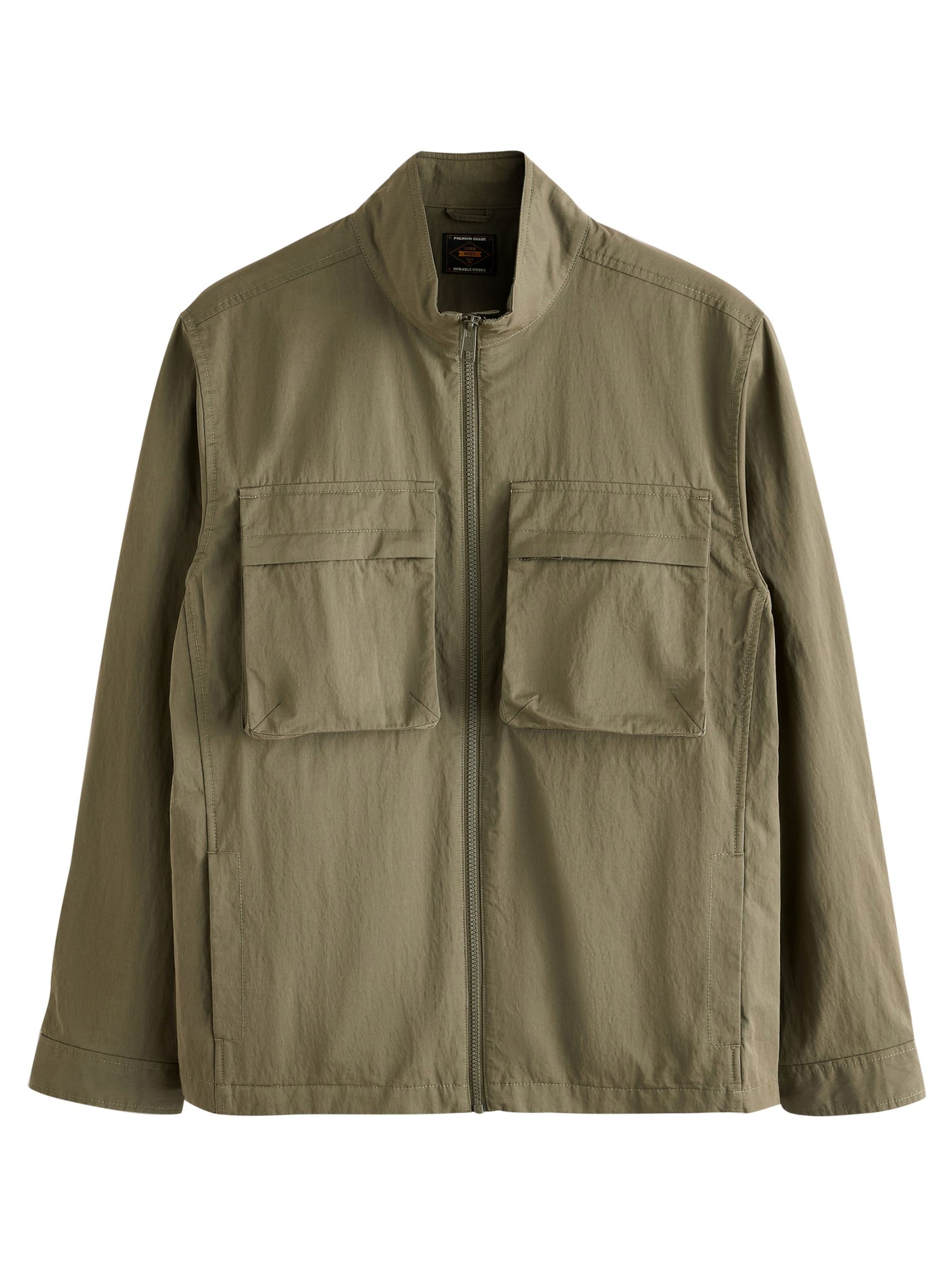 Next Overgangsjakke i grøn: forside