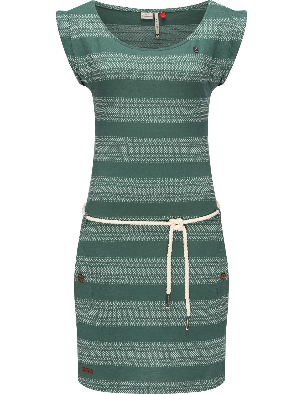 Taglie comode Donna Ragwear Abito estivo in Smeraldo Taglie comode Donna Ragwear Abito estivo in Smeraldo