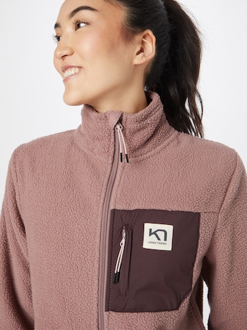 KariTraa Athletic fleece jacket 'Røthe' in Grey