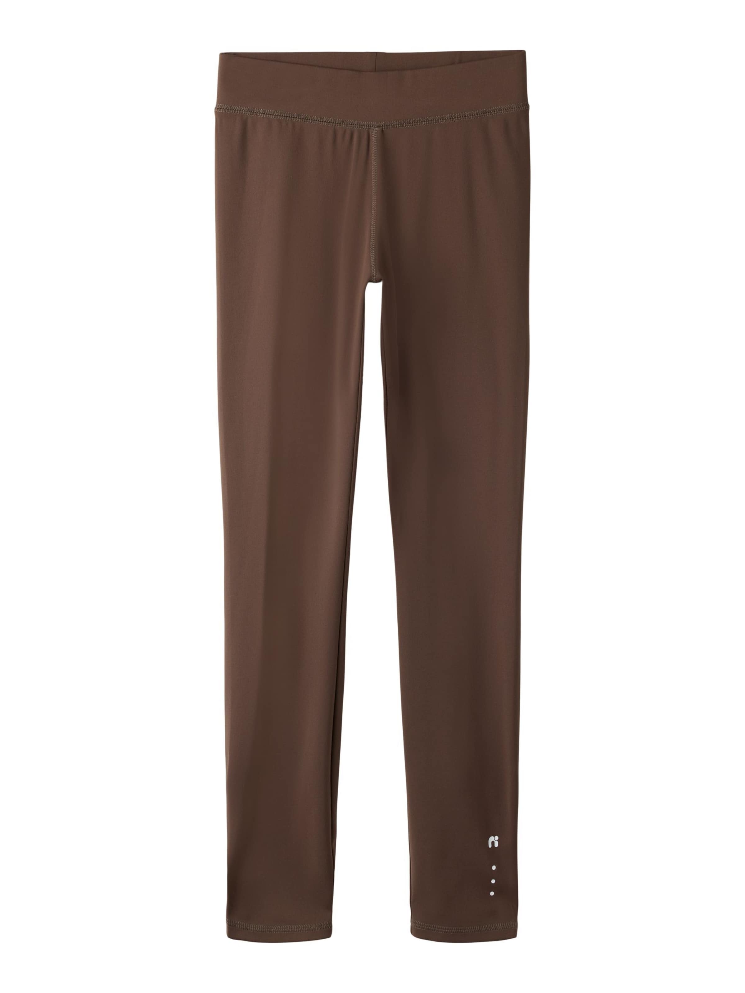 NAME IT Skinny Leggings in Bruin: voorkant