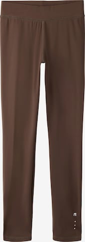 NAME IT Skinny Leggings in Bruin: voorkant