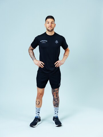 Lifters Funktionsshirt 'Hybrid Sport'‌‌‌‌‌ in Schwarz: Vorderseite