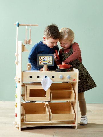 HABA Spel ' Spiel Studio 3 in 1 – Küche, Kaufladen & Werkstatt ' in Gemengde kleuren
