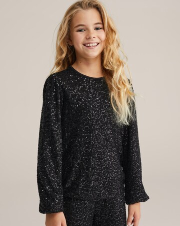 WE Fashion Shirt in Black: front