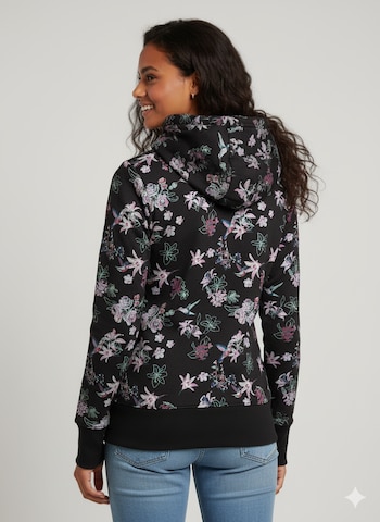 Ragwear Sweatjacke in Schwarz