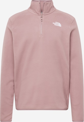 Pull-over de sport 'GLACIER' THE NORTH FACE en rose : devant