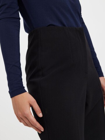 VERO MODA Tapered Bandplooibroek 'SANDY' in Zwart