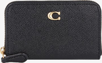 COACH Wallet in Black: front