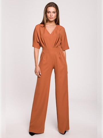 Stylove - Jumpsuit en rojo: frente