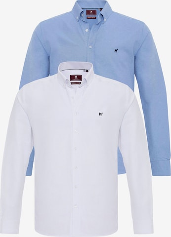 Chemise Williot en bleu : devant