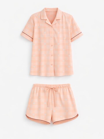 LEAFLETIC Pyjama in Beige: voorkant