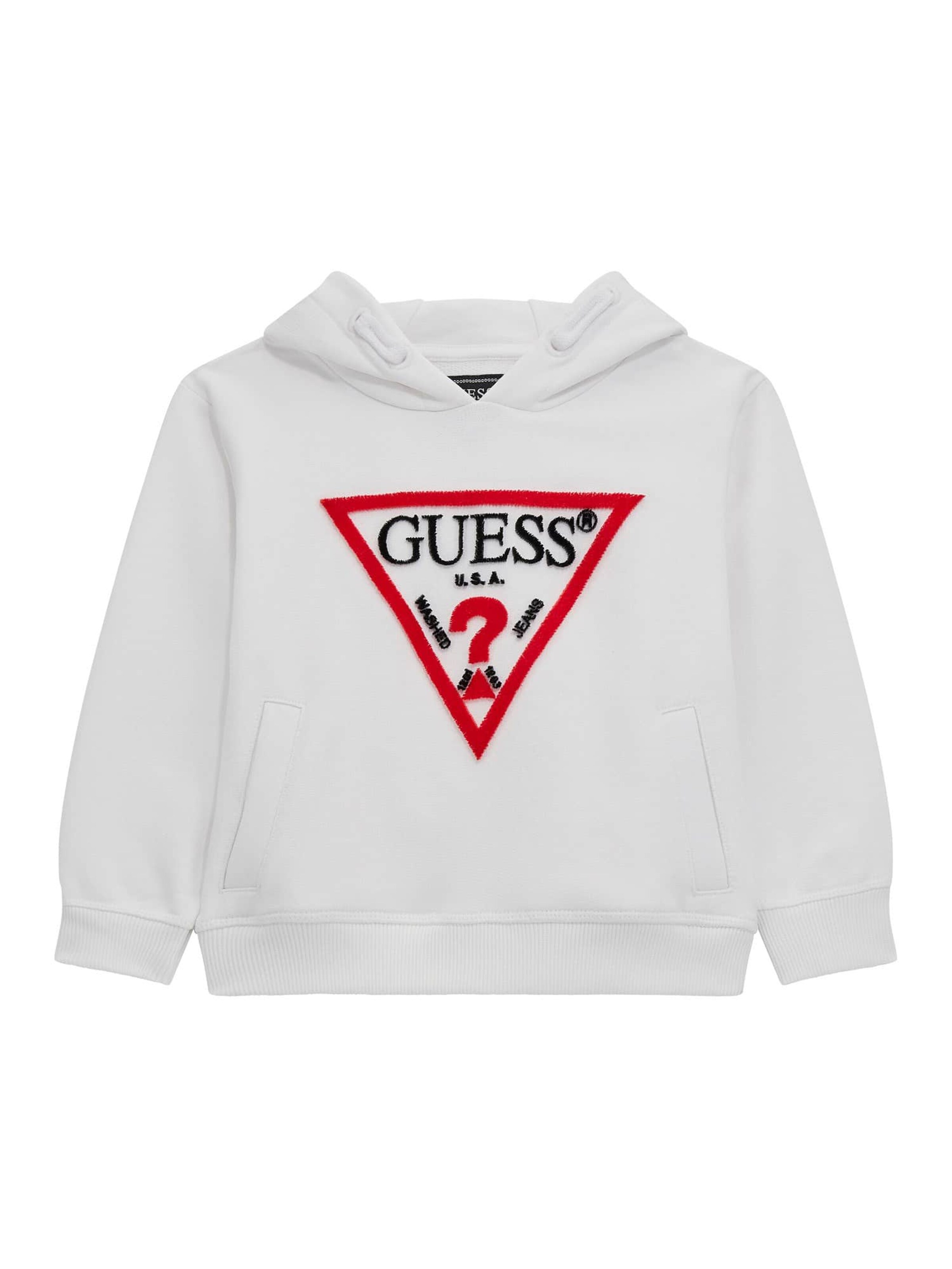 GUESS Sweatshirt in White: front