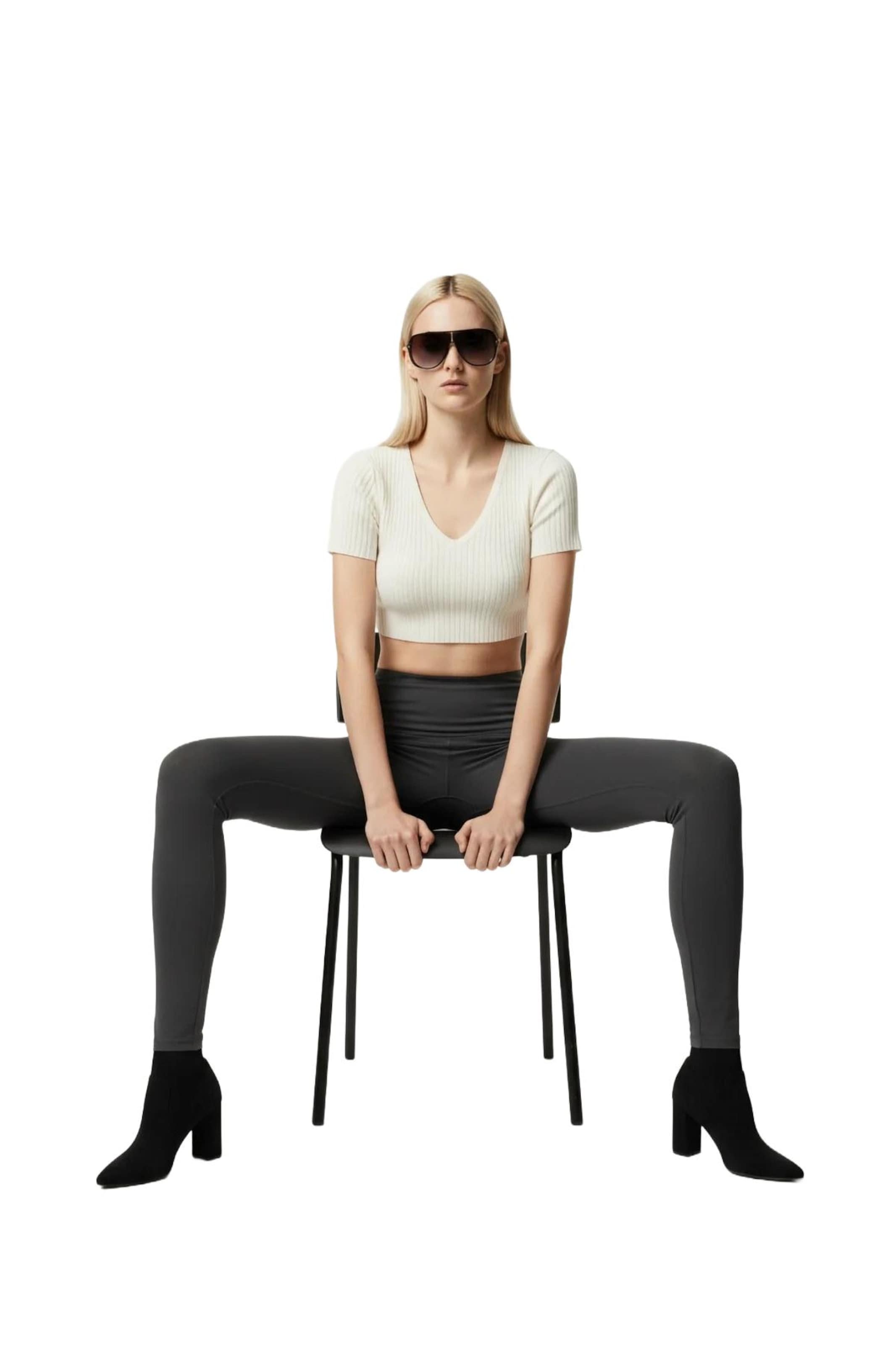 No Matter What Skinny Leggings in Grau