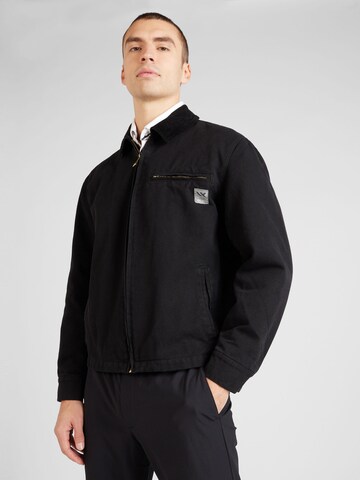 River Island Between-Season Jacket in Black: front