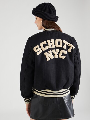 Schott NYC Overgangsjakke 'Serena' i svart