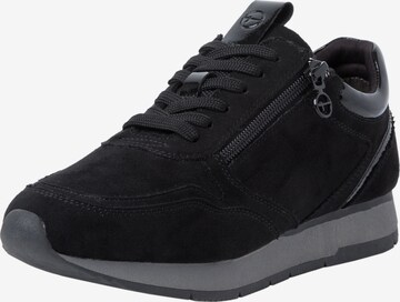 TAMARIS Sneakers laag in Zwart: voorkant