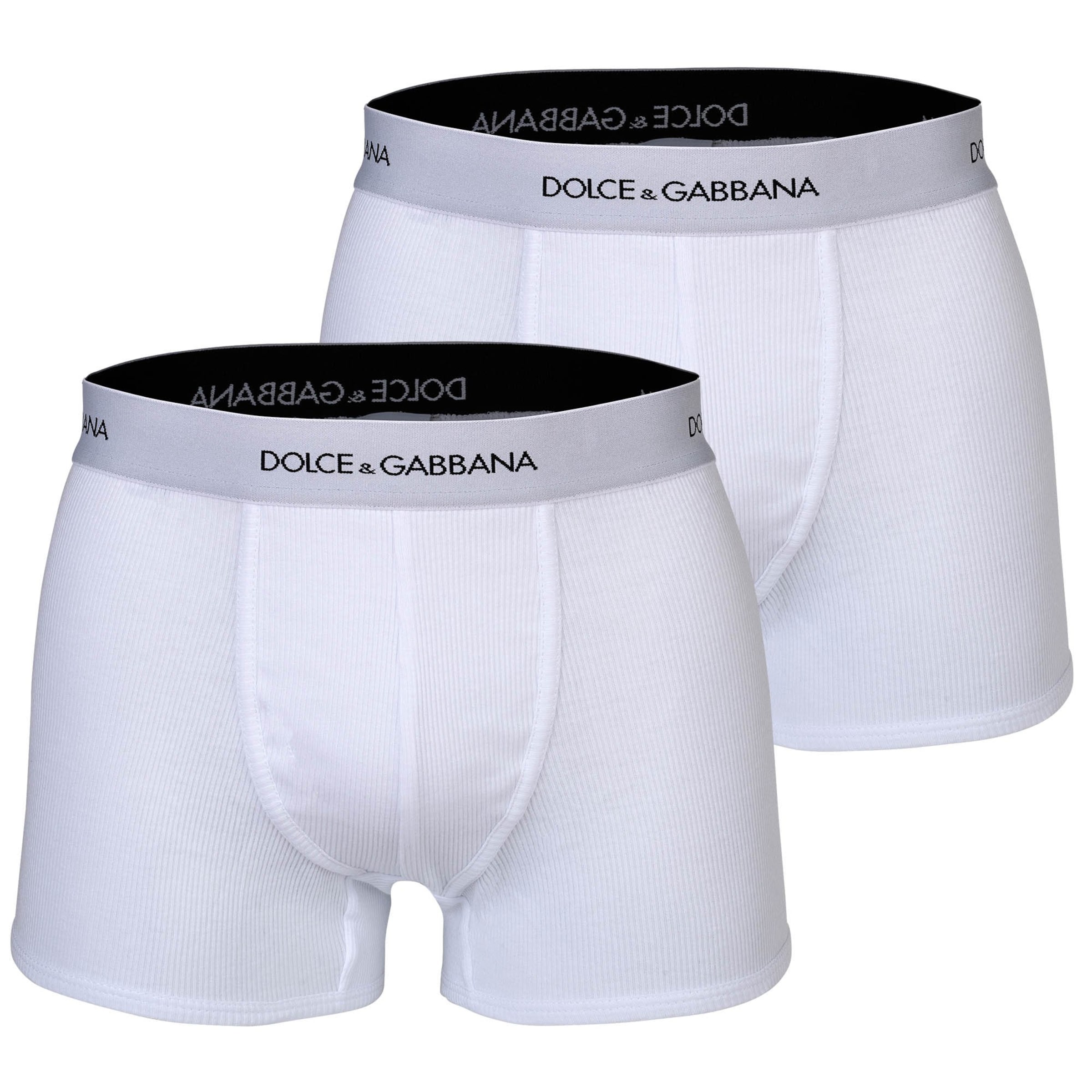 Boxer di DOLCE & GABBANA in bianco: frontale