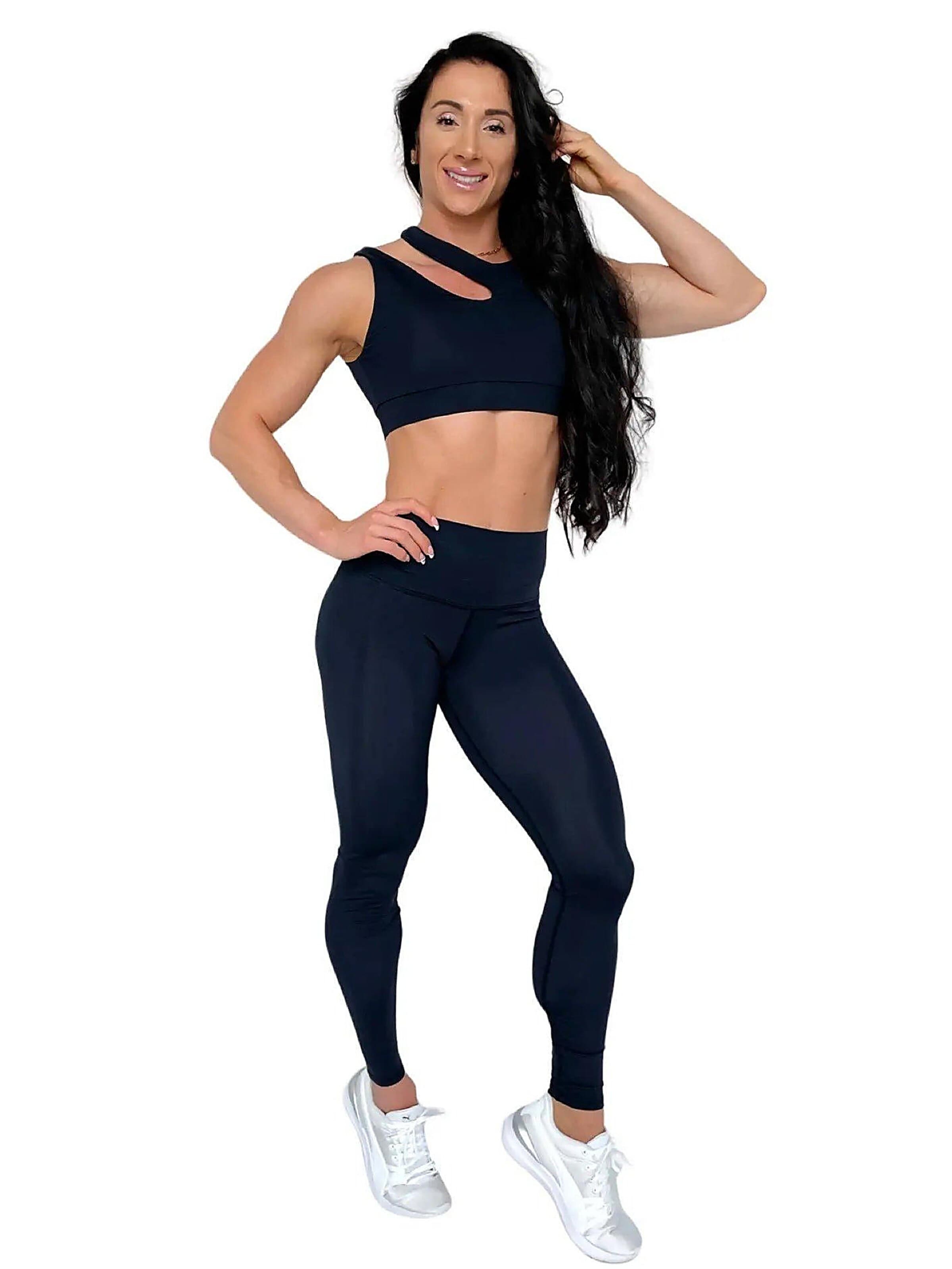 LUXFEEL - Skinny Leggings 'Leggings mit hoher Taille Myself' en negro