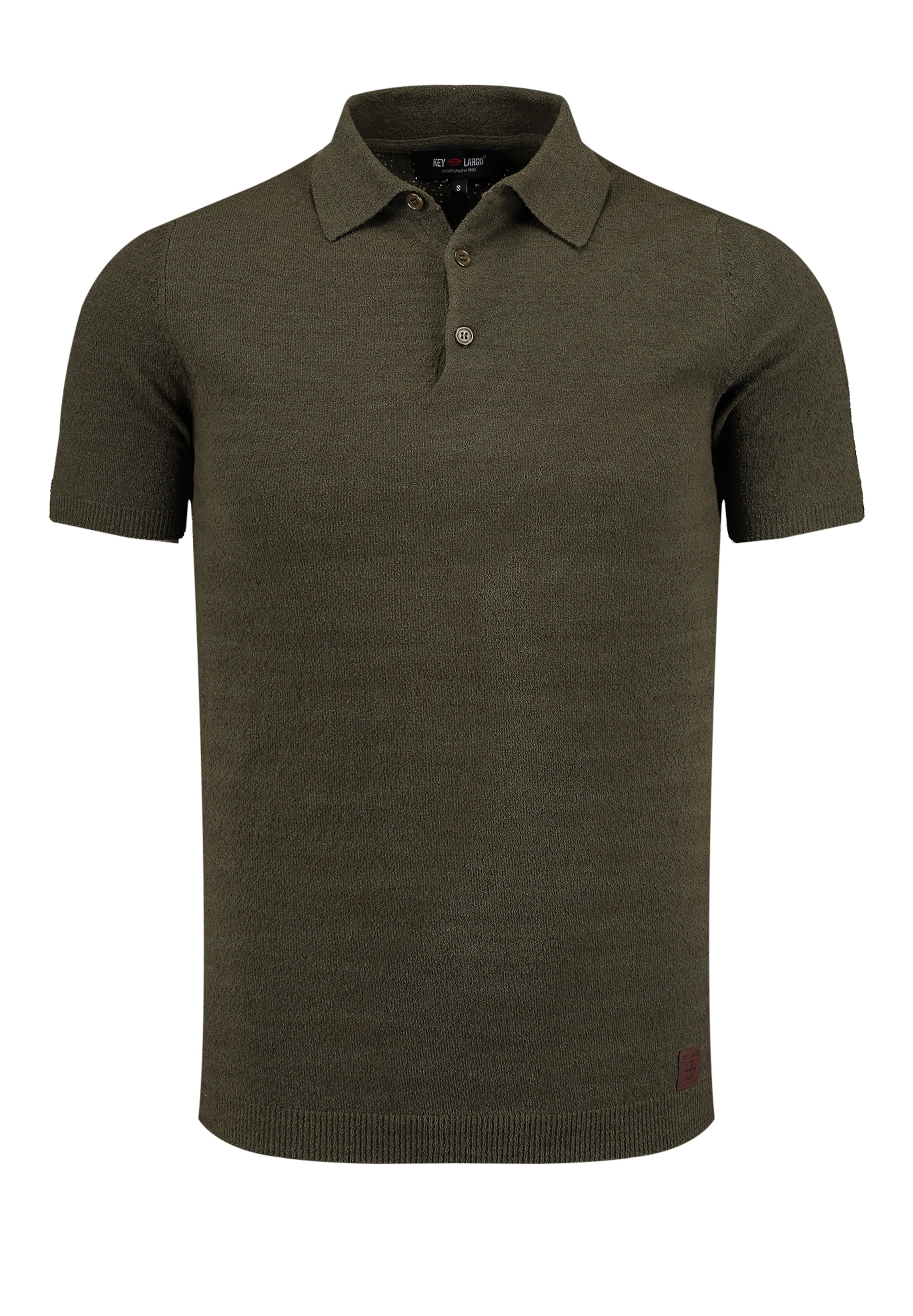 Key Largo Tričko 'INDUSTRY' - Zelená: predná strana