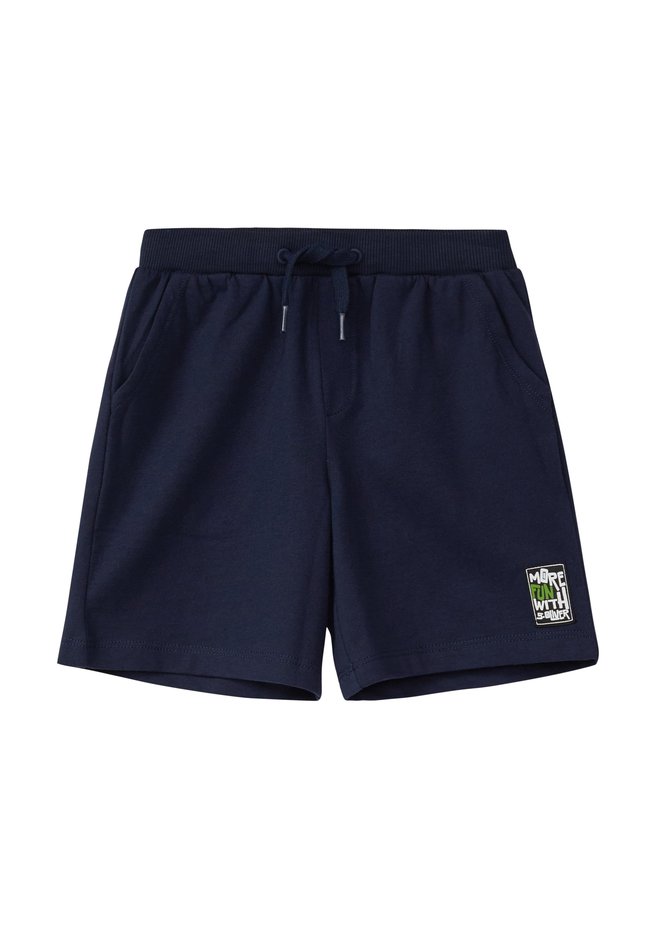 s.Oliver Wide leg Broek in Blauw: voorkant