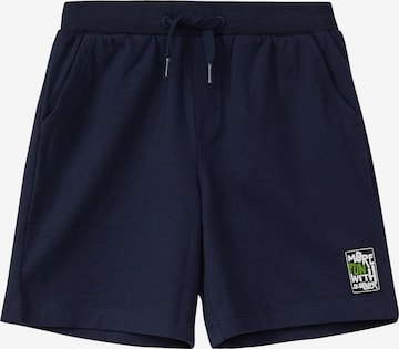 s.Oliver Wide leg Broek in Blauw: voorkant