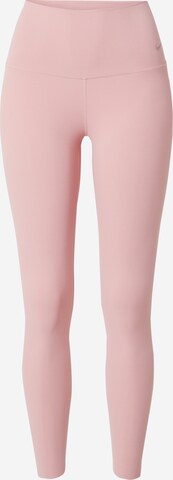 NIKE Skinny Sports trousers 'ZENVY' in Pink: front