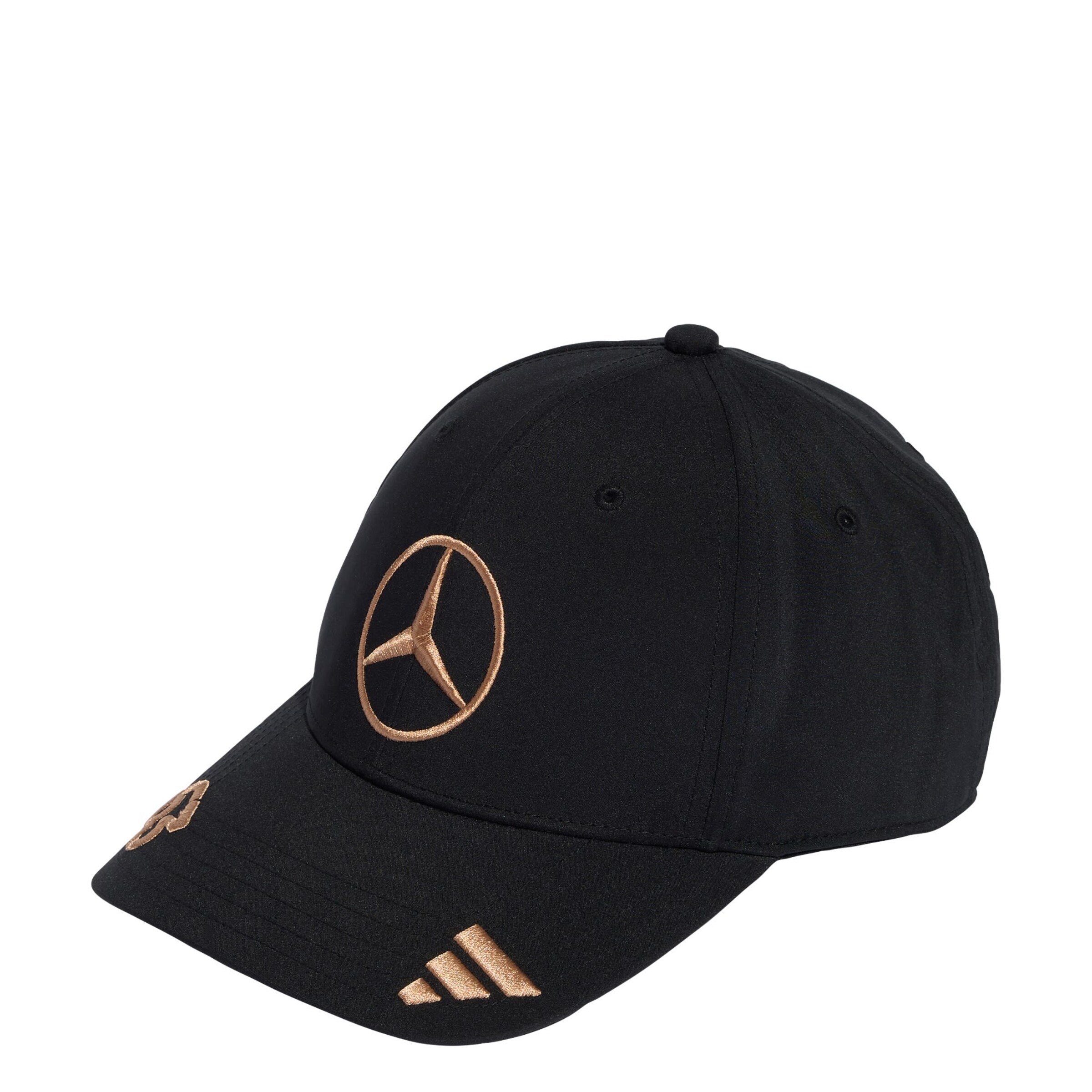ADIDAS PERFORMANCE - Gorra deportiva 'Mercedes - Amg Petronas Formel Eins Team George Russell Las Vegas' en negro: frente