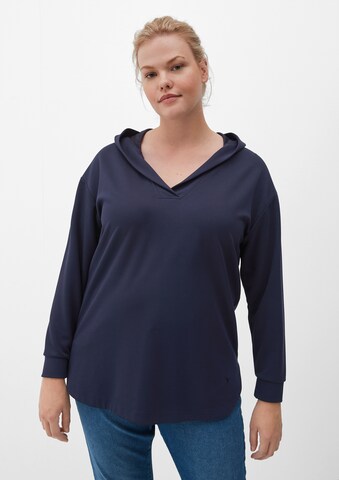 TRIANGLE Sweatshirt in Blauw: voorkant