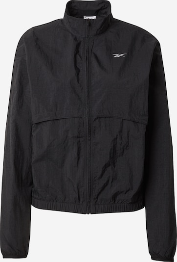 Jachetă de trening Reebok pe gri deschis / negru, Vizualizare produs