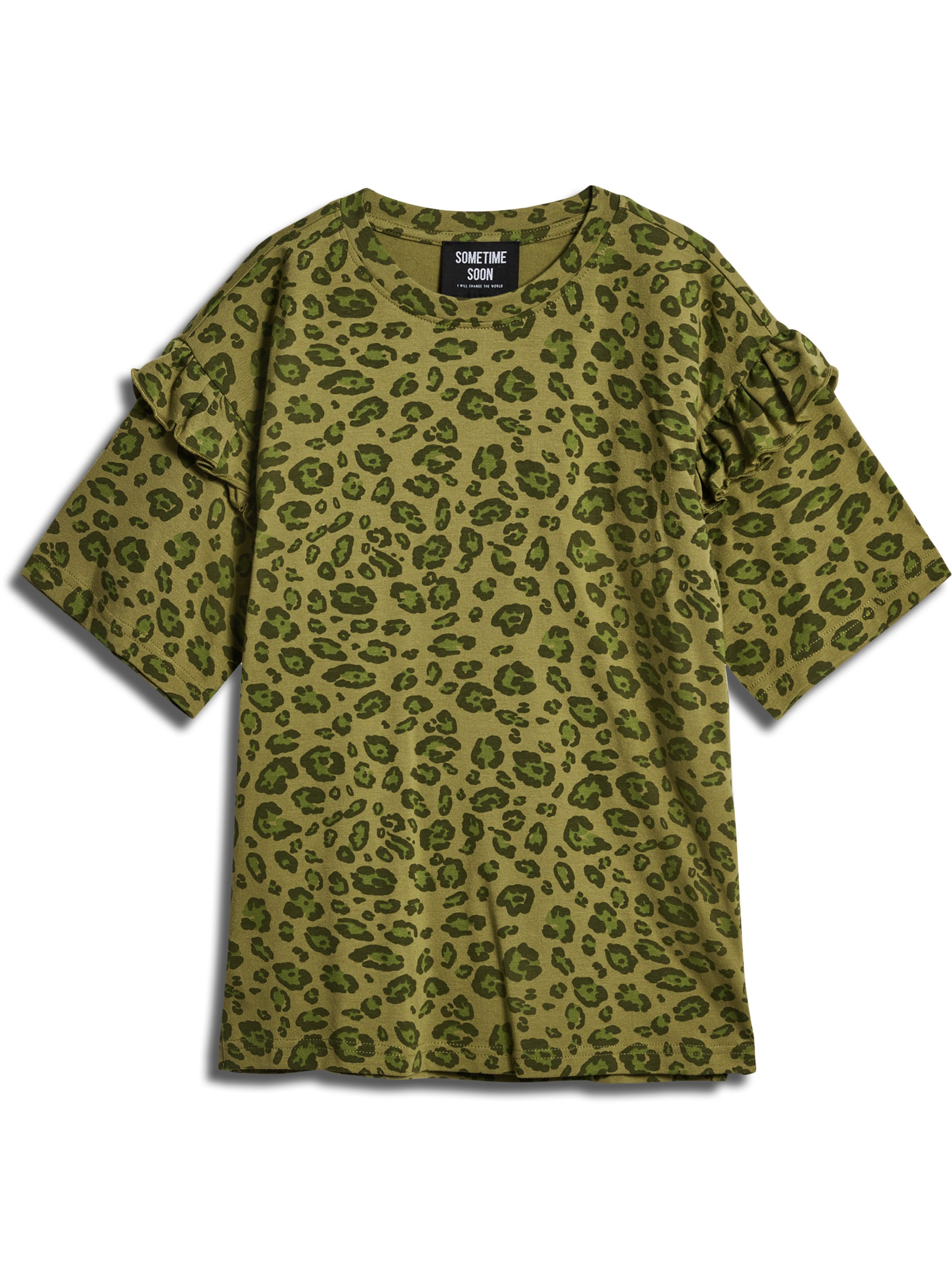 SOMETIME SOON Bluser & t-shirts i grøn: forside