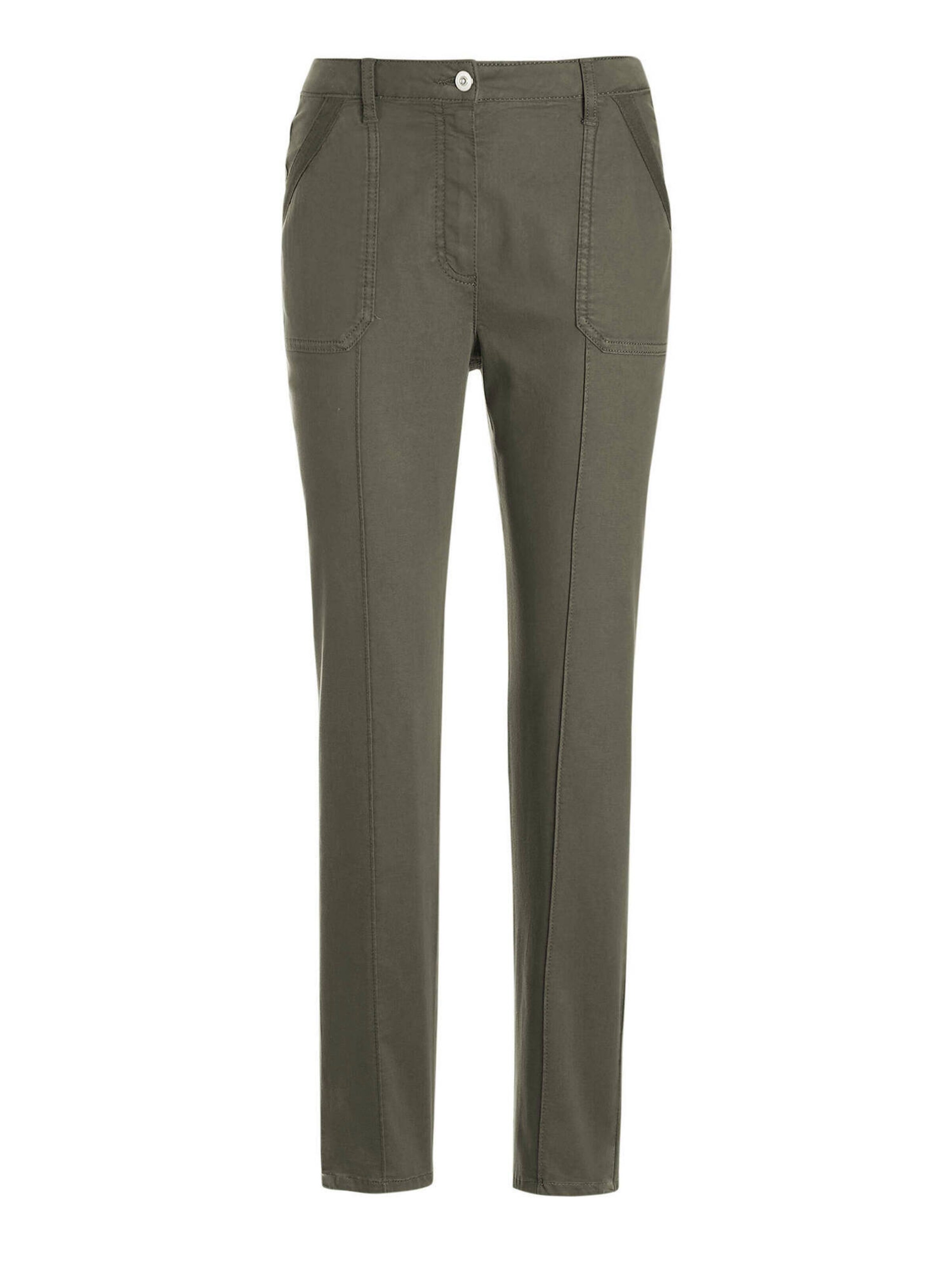 Goldner Regular Broek 'Sara' in Groen: voorkant