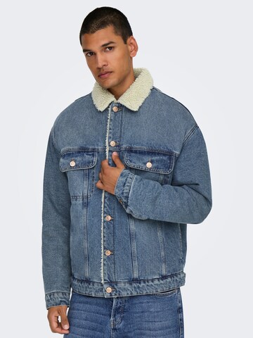 Only & Sons Демисезонная куртка 'ONSWILSON' в Синий: спереди