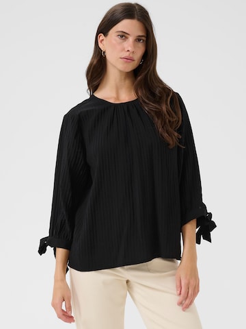 Camicia da donna di Cream in nero: frontale