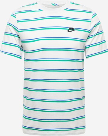 T-Shirt 'CLUB' Nike Sportswear en bleu : devant