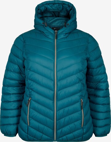 Zizzi Jacke 'SALLY' in Blau: predná strana